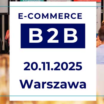 Logo Konferencji E-commerce B2B, data 20.11.2025, Warszawa.