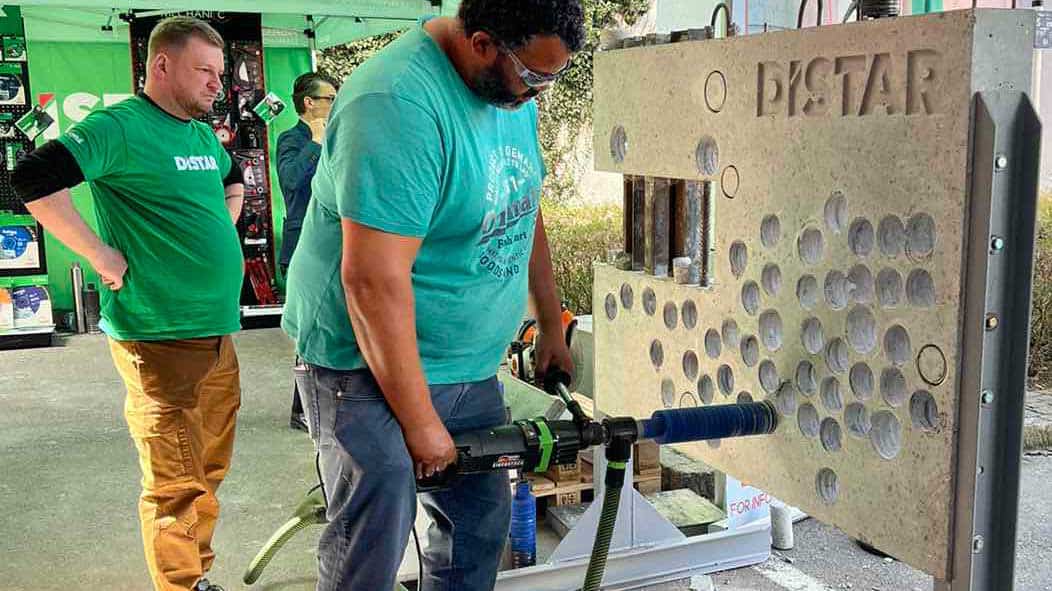 Profesjonalne wiercenie diamentowe w betonie: Korona diamentowa Distar