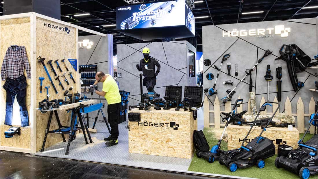 Stoisko Högert Technik na targach EISENWARENMESSE 2026 – prezentacja narzędzi ręcznych, elektronarzędzi i sprzętu