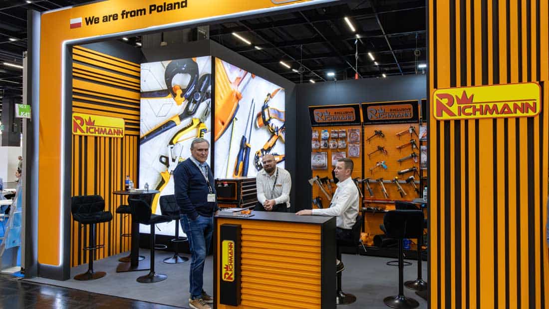 Stoisko Richmann na targach EISENWARENMESSE 2026 – polska oferta narzędzi i akcesoriów dla profesjonalistów