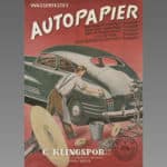 Klingspor AUTOPAPIER – reklama wodoodpornego papieru ściernego do obróbki lakierów