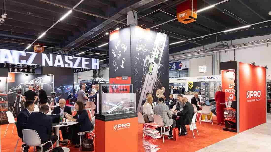 Stoisko PRO podczas targów PSB w Kielcach – ekspozycja narzędzi pomiarowych i spotkania z partnerami