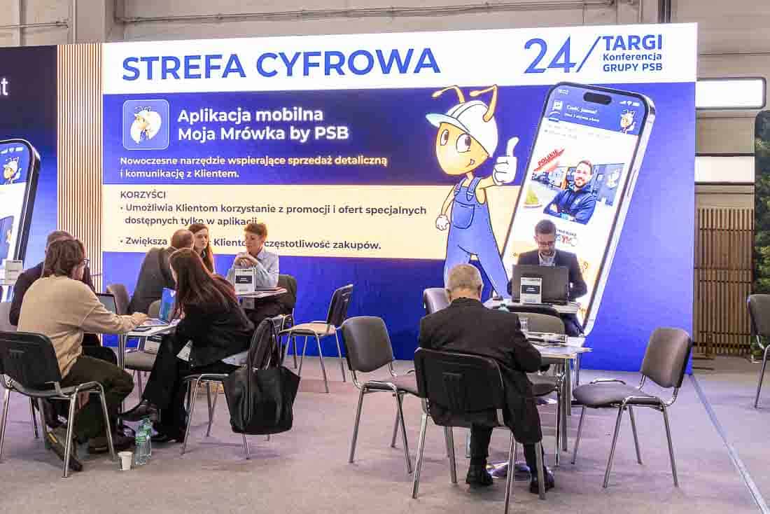 Strefa Cyfrowa PSB – aplikacja mobilna Moja Mrówka i rozwiązania wspierające sprzedaż detaliczną