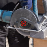 Cięcie tarczą diamentową Kinczyk Beton C1 – kadr z materiału wideo