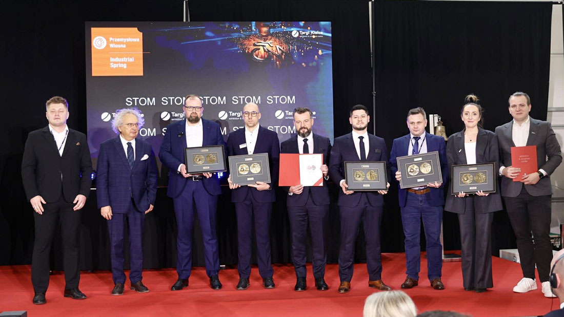 Gala targów Przemysłowa Wiosna 2026 w Targach Kielce – laureaci nagród za innowacyjne technologie przemysłowe