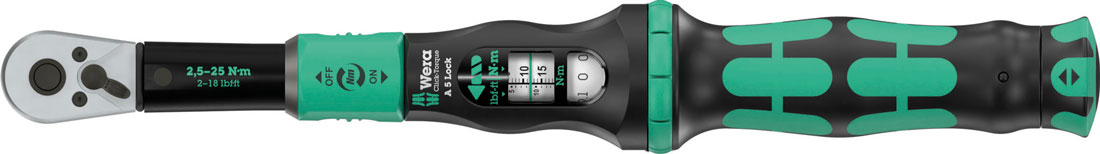 Klucz dynamometryczny Wera Click-Torque Lock C3 podczas pracy